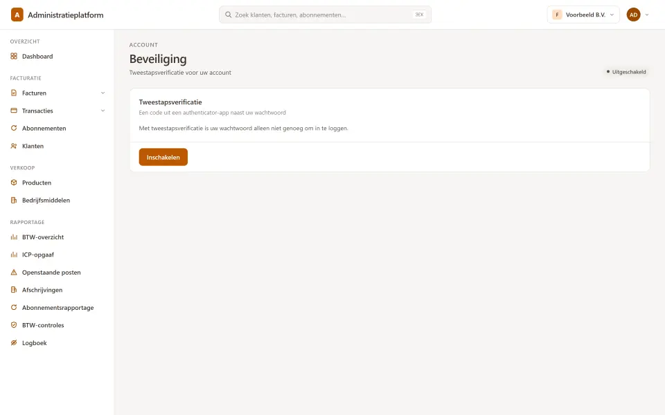 Tweestapsverificatie
